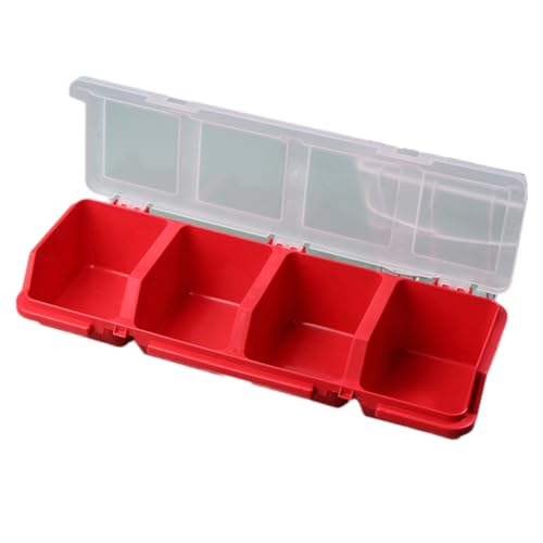 Feeuid Aufbewahrungsbox Organizer Basella Organizer Tischplatte Kunststoff 4 Fächer Display Rot Feeuid Aufbewahrungsbox Organizer Basella Organizer Tischplatte Kunststoff 4 Fächer Display Rot von Feeuid