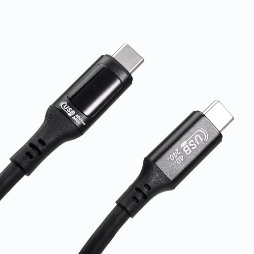 Feeuid Daten USB4 40 Gbit/s PD240W von USB C auf USB C Daten von USB-C A Typ C Daten Digitalanzeige Feeuid Daten USB4 40 Gbit/s PD240W von USB C auf USB C Daten von USB-C A Typ C Daten Digitalanzeige von Feeuid