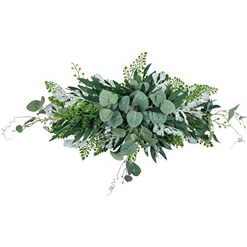Feeuid Greenery KüNstlicher HaustüRkranz HäNgender Eukalyptus HinterläSst Girlande füR Home Window Wall Wedding Arch Decor Feeuid Greenery KüNstlicher HaustüRkranz HäNgender Eukalyptus HinterläSst Girlande füR Home Window Wall Wedding Arch Decor von Feeuid
