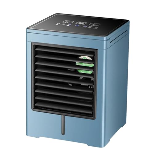 Feeuid Tragbare Klimaanlage, persönliches USB-Klimagerät mit Geschwindigkeit, Verdunstungskühlung mit LED-Touchscreen von Feeuid
