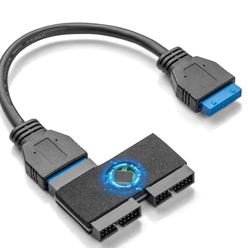 Feeuid USB 3.0 HUB 19 Pin 1 A 2 mit Chip und Design des modularen HUB USB 19 Pin Motherboard Datenerweiterung USB3.0 19 Pin Feeuid USB 3.0 HUB 19 Pin 1 A 2 mit Chip und Design des modularen HUB USB 19 Pin Motherboard Datenerweiterung USB3.0 19 Pin von Feeuid