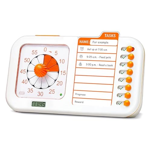 Feeuid Visueller ADHD -Timer für Kinder und Erwachsene mit Planungstafel, Aktivitätstimer, Schalttafel und visueller Planung von Feeuid