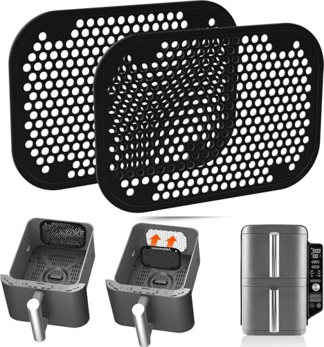 2 Stück Spritzschutz für Ninja Double Stack SL400EU Effektiver Fettspritzschutz kompatibel mit Ninja Double Stack SL400EU Heißluftfritteuse Airfryer Zubehör 2 Stück Spritzschutz für Ninja Double Stack SL400EU Effektiver Fettspritzschutz kompatibel mit Ninja Double Stack SL400EU Heißluftfritteuse Airfryer Zubehör von Fegat