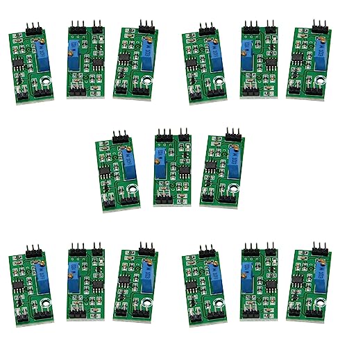 Fegtrty 15 Stücke LM393 3,5-24V Spannungs Komparator Modul mit LED Anzeige Analoge Komparator Steuerung mit Pegel Ausgang von Fegtrty
