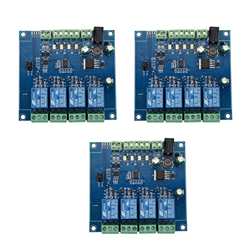 Fegtrty 3X Modbus Rtu 4 Kanal Relais Moduleingang 485 Ttl Uart Communication 4-Kanal Eingang 7-24V Relais Modul von Fegtrty