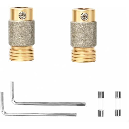 Fegtrtyoa 2 Stück 5/8 Buntglas-Schleifbits, Diamant-Schleifbit, Buntglas-Werkzeuge und Zubehör für Buntglas-Schleifgeräte Fegtrtyoa 2 Stück 5/8 Buntglas-Schleifbits, Diamant-Schleifbit, Buntglas-Werkzeuge und Zubehör für Buntglas-Schleifgeräte von Fegtrtyoa