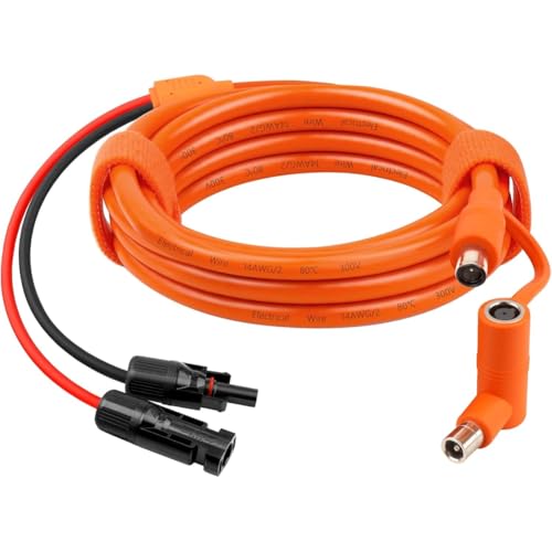 Fegtrtyoa 2m, Solarpanel zu DC 8mm Adapterkabel, Solaranschluss An DC7909/8020 Männliches Stecker Verlängerungskabel, Kupferdraht Aus Dose von Fegtrtyoa