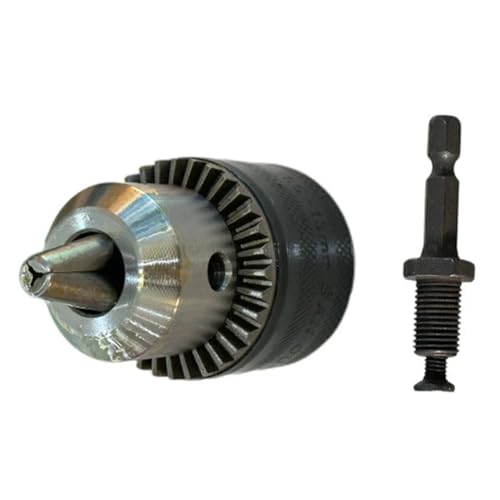 Fegtrtyoa 3-Jaw-Bohrer Chuck 1,5-10 mm Schnellwechsel-Adapter für Rotations- und Hammerbohrer Fegtrtyoa 3-Jaw-Bohrer Chuck 1,5-10 mm Schnellwechsel-Adapter für Rotations- und Hammerbohrer von Fegtrtyoa