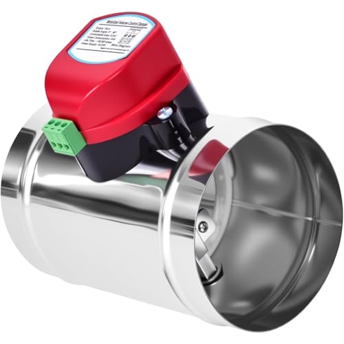 Fegtrtyoa 4 "Motorisierter Kanaldämpfer Backdraft -Dämpfer Luftstrom -Steuerungsdämpfer für das HLK -System Fegtrtyoa 4 "Motorisierter Kanaldämpfer Backdraft -Dämpfer Luftstrom -Steuerungsdämpfer für das HLK -System von Fegtrtyoa