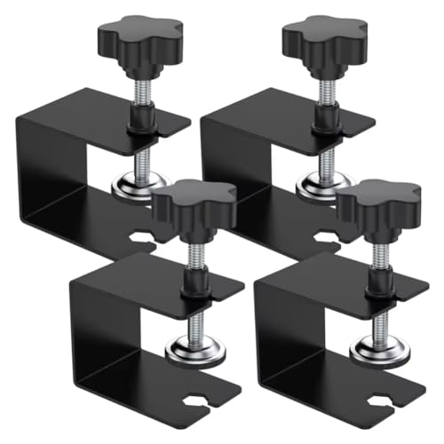 Fegtrtyoa 4-Teiliges Schrankmontageklemmenset 4-Teilige Edelstahl-Schubladenfixierclips Schnellspannvorrichtung Schrankwerkzeug Fixierclip für Holzbearbeitungsklemmenwerkzeug von Fegtrtyoa