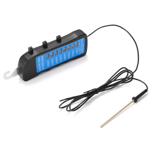 Fegtrtyoa 8 Indikatorlicht 600V-7KV Elektrische Zauntester Voltmeter für Hausgarten Vieh Keine Batterie Benötigt von Fegtrtyoa