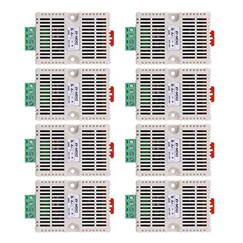 Fegtrtyoa 8X Temperatur Feuchte Transmitter RS485 SHT20-Sensor Modbus RTU Erfassung Hohe PräZision von Fegtrtyoa