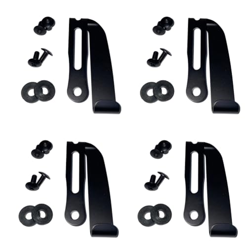 Fegtrtyoa Accessoires für K -Hülle -Taillenclip für Kydex -Scheide, der Clip mit Schrauben für das Werkzeug Trägt von Fegtrtyoa