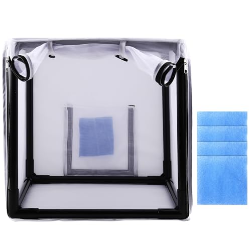 Fegtrtyoa Airbrush -Farbspray -Kabine, 15 - -Tragbares Werkzeug mit Filter und Vorhang für DIY -Projekte von Fegtrtyoa