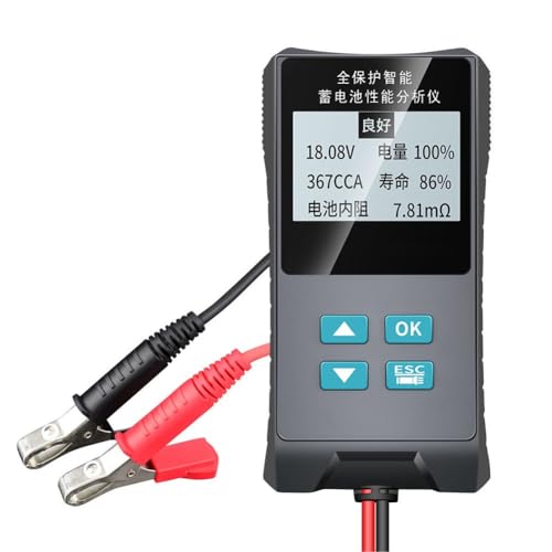 Fegtrtyoa Auto-Batterie-Tester 12V/24V Intelligent Sprachbraditionsübertragung Multifunktion Interner Widerstandsspannungsdetektion Fegtrtyoa Auto-Batterie-Tester 12V/24V Intelligent Sprachbraditionsübertragung Multifunktion Interner Widerstandsspannungsdetektion von Fegtrtyoa