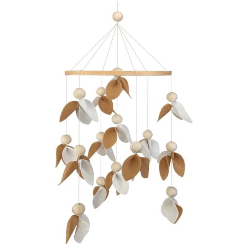 Fegtrtyoa Boho-Stil Filzstoffblätter Blätter Mobile Baby Mobile für Krippengeschlechtsneutral für Kindergartendekoration Fegtrtyoa Boho-Stil Filzstoffblätter Blätter Mobile Baby Mobile für Krippengeschlechtsneutral für Kindergartendekoration von Fegtrtyoa