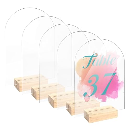 Fegtrtyoa DIY Hochzeitstisch Zeichen Acryl Gewölbte Tischnummern 5pcs 5x7 DIY Party Dekorationen Hochzeitstischkarten Fegtrtyoa DIY Hochzeitstisch Zeichen Acryl Gewölbte Tischnummern 5pcs 5x7 DIY Party Dekorationen Hochzeitstischkarten von Fegtrtyoa