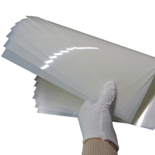 Fegtrtyoa Durchscheinende Leere Mylar-Schablonenblech zum Schneiden, 10-Pack 12 "X 24" 7,5 ./0,19 mm Dicke für Schneidmaschinen Fegtrtyoa Durchscheinende Leere Mylar-Schablonenblech zum Schneiden, 10-Pack 12 "X 24" 7,5 ./0,19 mm Dicke für Schneidmaschinen von Fegtrtyoa