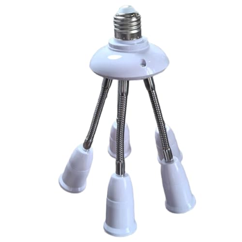 Fegtrtyoa E27 Lampenfassung Splitter Haushaltslampensockel Fotografie Adapter Konverter Einstellbar Multi E27 Glühbirnenadapter Fegtrtyoa E27 Lampenfassung Splitter Haushaltslampensockel Fotografie Adapter Konverter Einstellbar Multi E27 Glühbirnenadapter von Fegtrtyoa