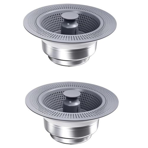 Fegtrtyoa Edelstahl Küchenspüle Wäscherei Waschbecken Korbfilter Universal Spring Core Abflusser Fegtrtyoa Edelstahl Küchenspüle Wäscherei Waschbecken Korbfilter Universal Spring Core Abflusser von Fegtrtyoa