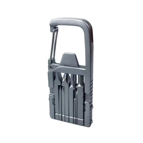 Fegtrtyoa Flaschenöffner Telefonhalter Multi -Werkzeug 13in 1 Mini -Werkzeug Carabiner Schraubendreher Mini Multitool für Outdoor von Fegtrtyoa
