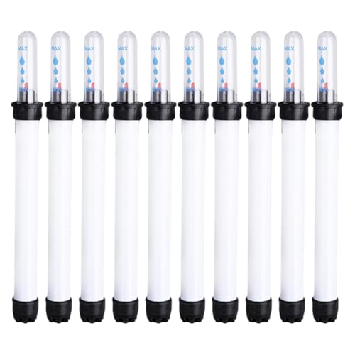 Fegtrtyoa Füllstandsanzeige 10 Stück 7,9-Pflanzenwassermesser, Sichtbarer Wassermesser für Zimmerpflanzen, Wasserspiegel von Fegtrtyoa