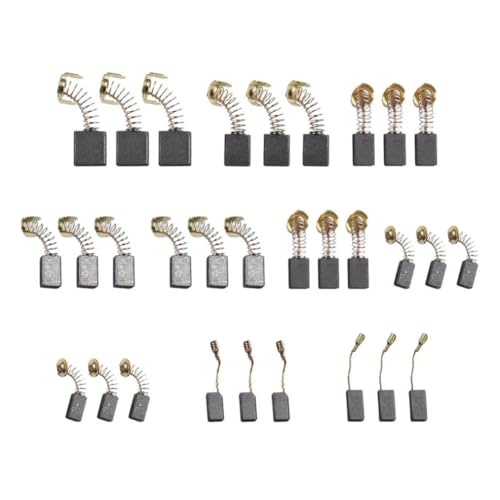 Fegtrtyoa Für Carbonbürsten - 60pcs Set Von Graphitbürsten für Hammerbohrer, Kreisförmige Sägen, Winkelschleifer von Fegtrtyoa