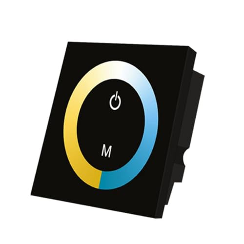 Fegtrtyoa Für LED-Doppelfarbtemperatur Leuchtstreifen DC12-24V DIMMER 86 Panel Touch Dual Color Controller von Fegtrtyoa