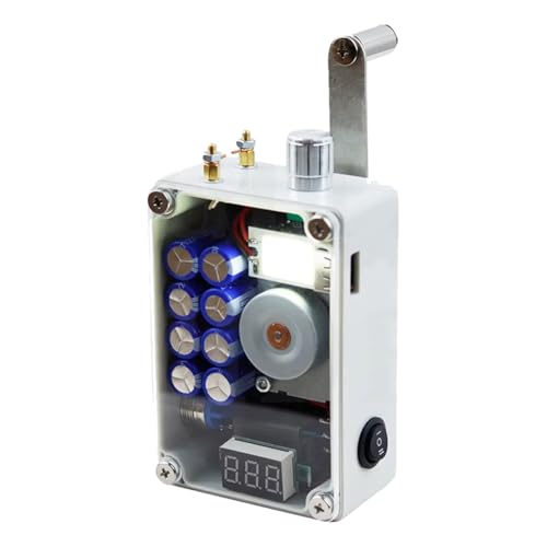 Fegtrtyoa Handkurbelgenerator DIY Handgenerator Outdoor-Notstromwerkzeug für 2 Minuten, Dose 40-50-Mal Geschnitten Fegtrtyoa Handkurbelgenerator DIY Handgenerator Outdoor-Notstromwerkzeug für 2 Minuten, Dose 40-50-Mal Geschnitten von Fegtrtyoa