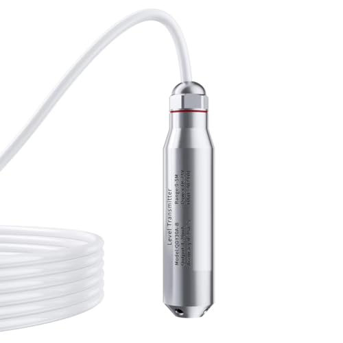 Fegtrtyoa Hydrostatischer Wasserspiegelsensor für Pumpensteuertransmitter, 0-2m Reichweite, DC24V, 4-20 MA-Ausgangsflüssigkeitssensor Fegtrtyoa Hydrostatischer Wasserspiegelsensor für Pumpensteuertransmitter, 0-2m Reichweite, DC24V, 4-20 MA-Ausgangsflüssigkeitssensor von Fegtrtyoa