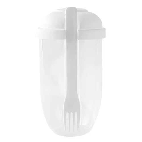 Fegtrtyoa Joghurtbecher mit und Deckel Wiederverwendbarer Mehrzweck-Frühstücks- und Salatbecher Große Kapazität und Tragbar D von Fegtrtyoa
