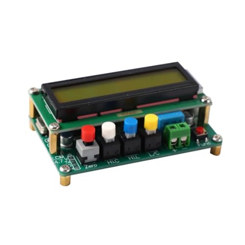 Fegtrtyoa LC-100A Digital LCD Kapazitätstester Induktivitätstabelle TESTER LC Meter Frequenz 1uH-100H LC100-A+Test Clip von Fegtrtyoa