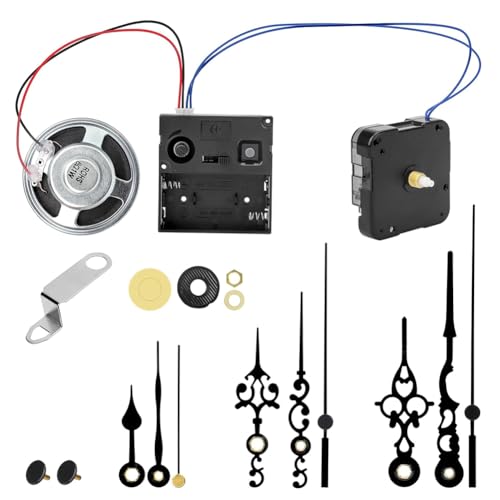 Fegtrtyoa Mechanism Replacement With Chime Melody Hour Trigger und 3 Set Hands für die Reparatur Von Vintage-Großvateruhren von Fegtrtyoa