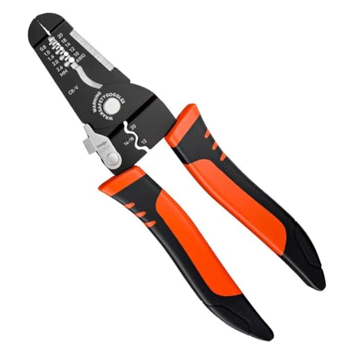 Fegtrtyoa Multifunktions-Handwerkzeuge Drahtstripper, 3-RD-Drahtstripper oder Crimp-Werkzeug, 5-In-1-Drahtkrimper oder von Fegtrtyoa