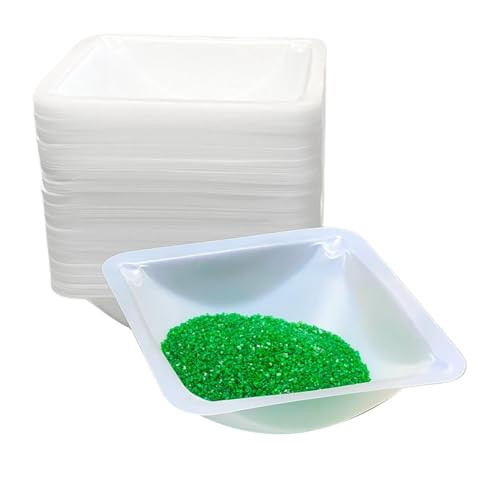 Fegtrtyoa Plastikschalen für Skala, 100 Ml Einwegboot mit Gewicht Von Geschirr Antistatik, Polystyrollabor 100pcs von Fegtrtyoa