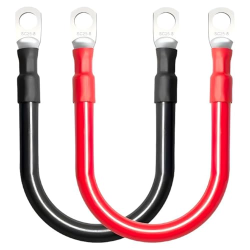Fegtrtyoa Positive Negative Batterie -Wechselrichterkabel Set 600 V 6AWG -Anschlussanschlüsse für Automatenleistungssysteme Leitung von Fegtrtyoa