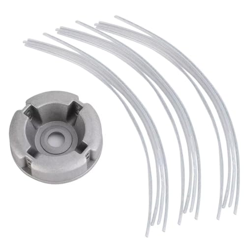 Fegtrtyoa Rasenmäherersatzteile Nylon Stahlmähungslinie Universal Aluminiumlegierung Mäherkopf von Fegtrtyoa