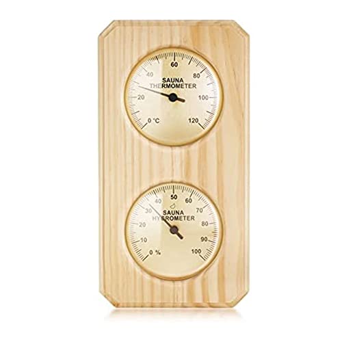 Fegtrtyoa Sauna-Thermometer und Hygrometer Aus 2 in 1 Luftfeuchtigkeits-Temperaturmessung für Den Saunaraum des Hauses, der Familie, des Hotels von Fegtrtyoa