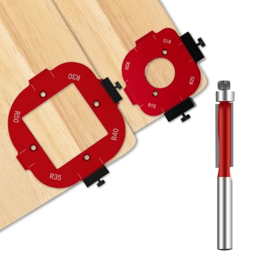 Fegtrtyoa Schablone für Router -Eckradius für Holzbearbeitungs -Router -Eck Jigs und Vorlagen Router -Werkzeug von Fegtrtyoa
