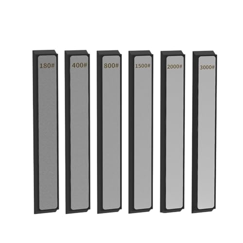 Fegtrtyoa Schärfen Steine Plattenkit für Xarilk -Typ -Schärfer 6 PCs Diamond Messersteine 180# 400# 800# 1500# 2000# 3000# Fegtrtyoa Schärfen Steine Plattenkit für Xarilk -Typ -Schärfer 6 PCs Diamond Messersteine 180# 400# 800# 1500# 2000# 3000# von Fegtrtyoa