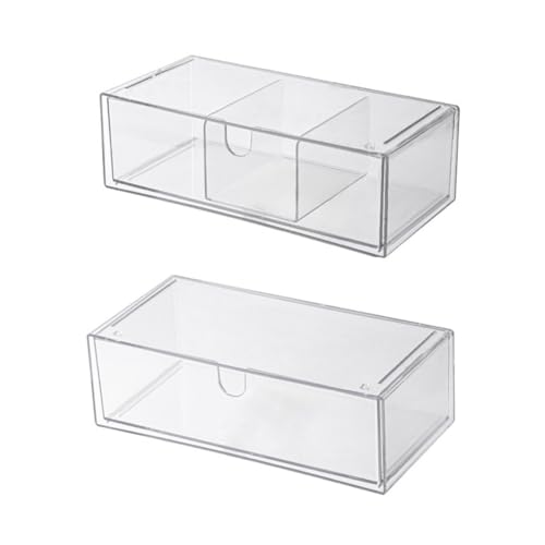 Fegtrtyoa Schreibtisch-Aufbewahrungsbox, Schubladen-Aufbewahrungsbox für Kleinigkeiten und Zubehör, Transparente Aufbewahrungsbox mit Fächern Fegtrtyoa Schreibtisch-Aufbewahrungsbox, Schubladen-Aufbewahrungsbox für Kleinigkeiten und Zubehör, Transparente Aufbewahrungsbox mit Fächern von Fegtrtyoa
