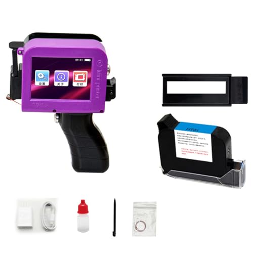 Fegtrtyoa Smart Inkjet -Codierungsmaschine Abnehmbar Tragbare Handheld -Inkjet -Drucker für Produktionsdatum QR DP19 von Fegtrtyoa