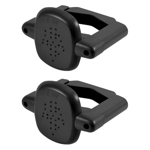 Fegtrtyoa Universelle Baby Gate Kit-2PCS Baby Gate Banister-Adapter, Schwarze -Accessoires Ohne Trommelfell von Fegtrtyoa