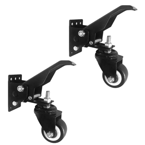 Fegtrtyoa Versenkbare Rollen mit Hub- und Absenkung der Funktion 2PCS Hochleistungsmaximale Last 700 Lbs von Fegtrtyoa
