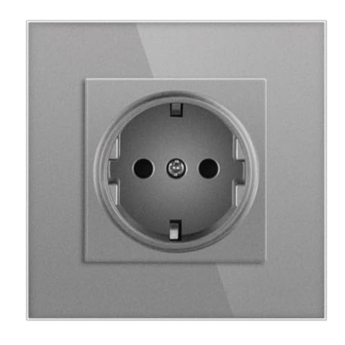 Fegtrtyoa Wandleuchte Schalter 1way 1/2gang Mechanischer Taste Schalter Elektrischer Sockel TV Cat6 Sockelglas Panelschalter Fegtrtyoa Wandleuchte Schalter 1way 1/2gang Mechanischer Taste Schalter Elektrischer Sockel TV Cat6 Sockelglas Panelschalter von Fegtrtyoa