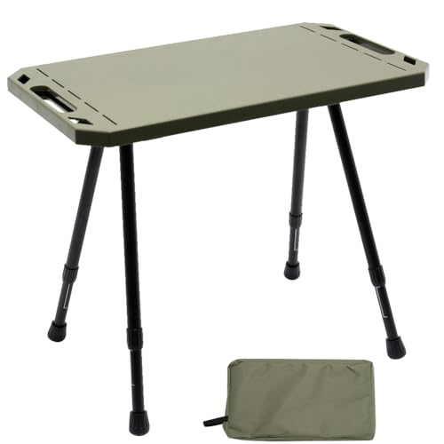 Fehploh Beistelltisch Aluminiumlegierung Tisch Klapptisch Campingtisch Höhenverstellbar für Outdoor Indoor Picknick BBQ Wandern (Stil B) von Fehploh