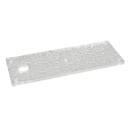 Fehploh Campingtischplatte, Acryl, transparent, mit 33 mm kreisförmigem Loch, Zubehör, flexible Kombination für IGT-Serie von Fehploh