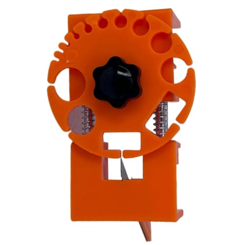 Fehploh Tragbare Kupfer-Abisoliermaschine, manuelle Kupferdraht-Abisoliermaschine für Schrott-Kupfer-Recycling (Orange) von Fehploh