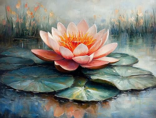 Diamond Painting Erwachsene Blume Diamant Painting Bilder Lotus, 5D Diamond Art Basteln Mädchen 8 Jahre, DIY Stickerei Kreuzstich Diamant Malere für Zimmer Deko, Geschenke für Frauen 40x30 cm F0-490 Diamond Painting Erwachsene Blume Diamant Painting Bilder Lotus, 5D Diamond Art Basteln Mädchen 8 Jahre, DIY Stickerei Kreuzstich Diamant Malere für Zimmer Deko, Geschenke für Frauen 40x30 cm F0-490 von FeiPride
