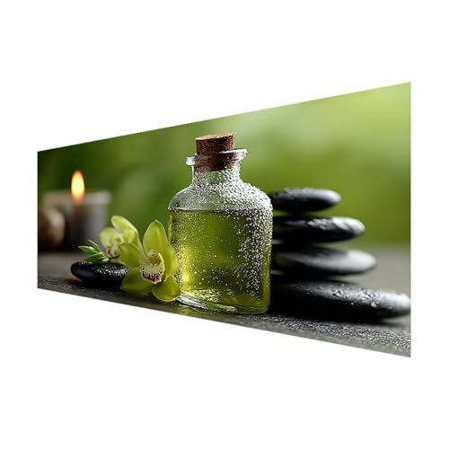 Diamond Painting Erwachsene Groß XXL 80x40 cm, Diamant Painting Bilder Zen, 5D Diamond Art Blume Bastelset Erwachsene Anfänger, DIY Full Drill Eckige Steine Diamant Malerei Set für Deko Wohnzimmer G-3 von FeiPride